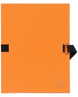 Chemise à sangle toilée - Dos extensible - Orange EXACOMPTA Visuel